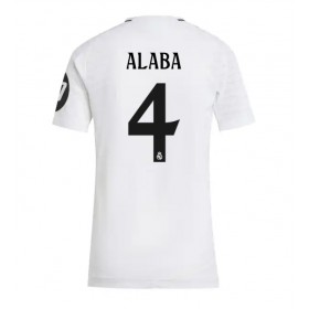 Real Madrid David Alaba #4 Hemmakläder Dam 2024-25 Kortärmad